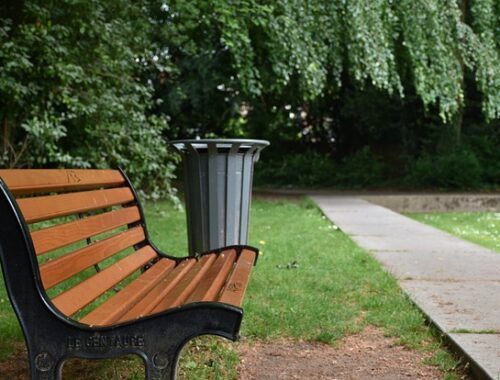 banc de jardin en bois