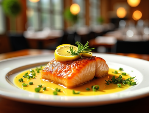 Recette détaillée d’un saumon sauce citronnée façon restaurant gastronomique